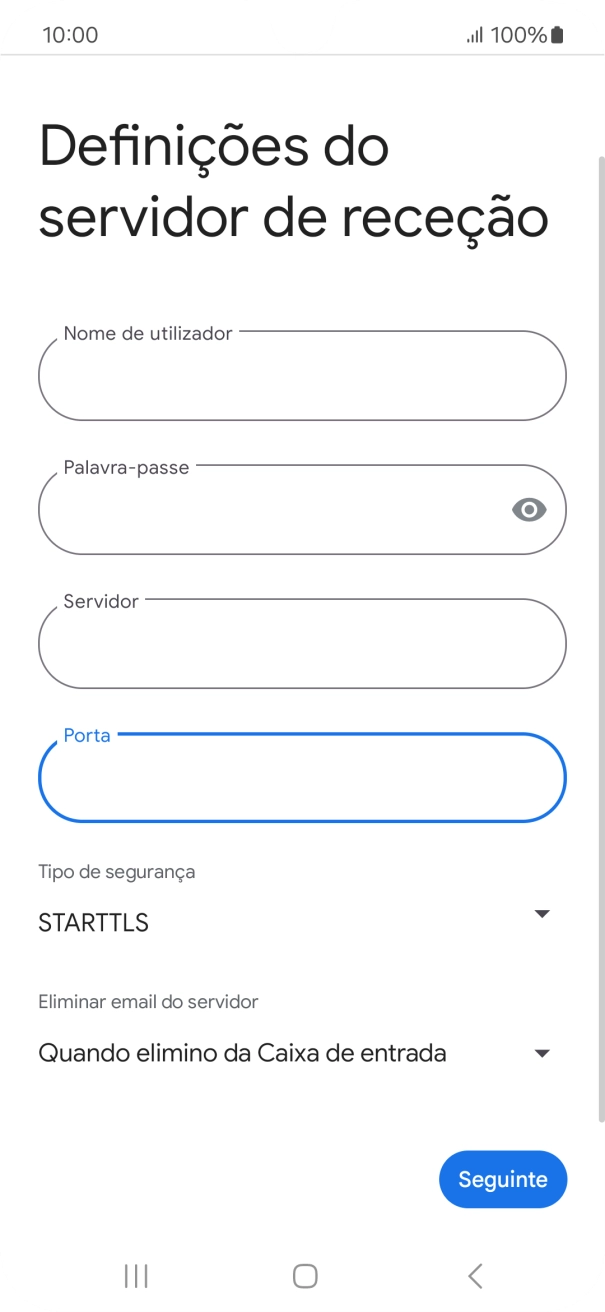 Prima Tipo de segurança.