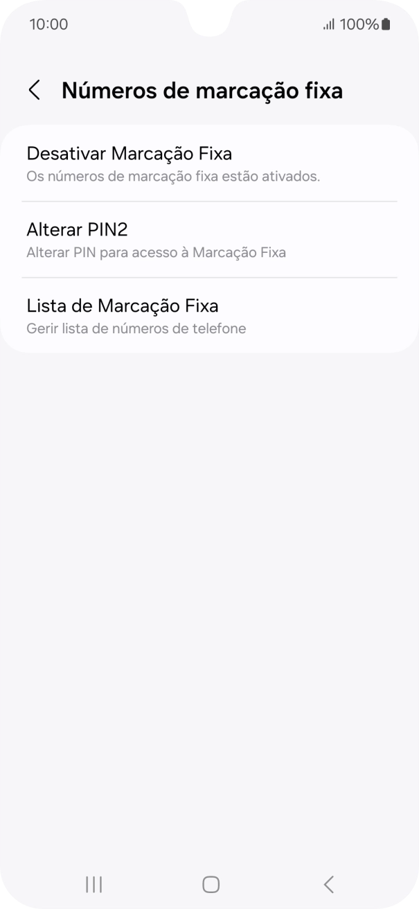 Prima Desativar Marcação Fixa.