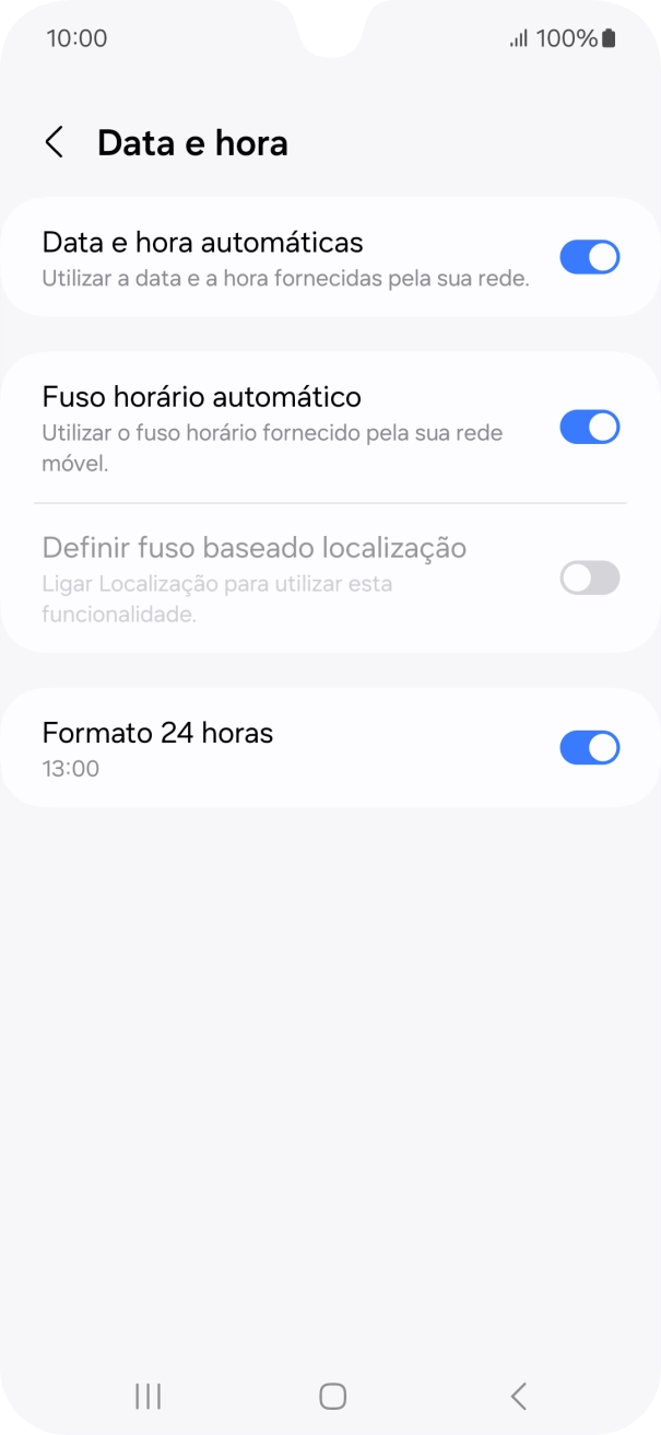 Prima a tecla de início para terminar e voltar ao ecrã inicial.