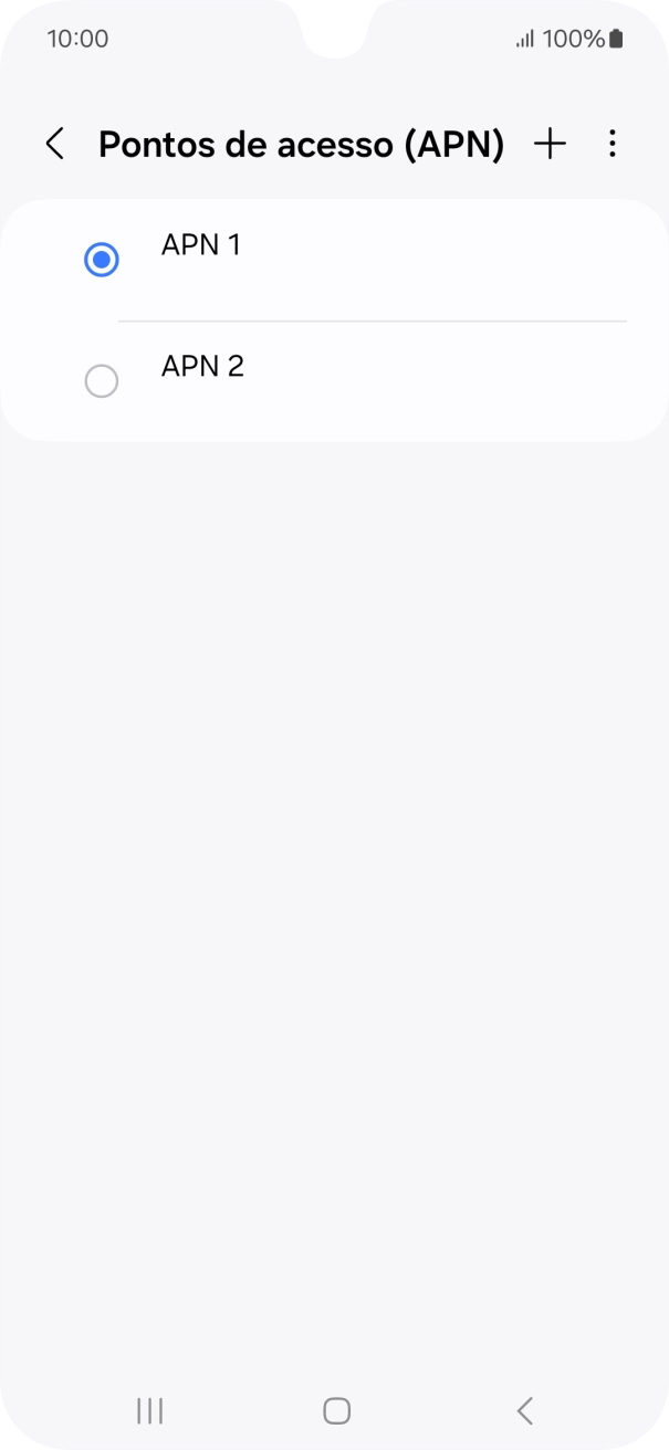 Prima o campo junto à ligação de dados para a ativar.