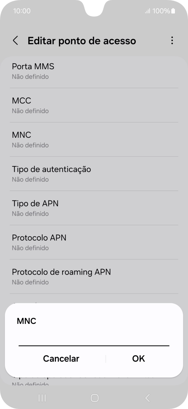 Introduza 01 e prima OK.