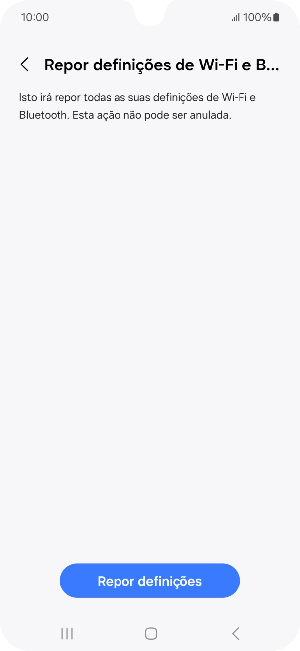 Prima Repor definições.