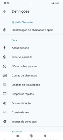 Prima Correio de voz.