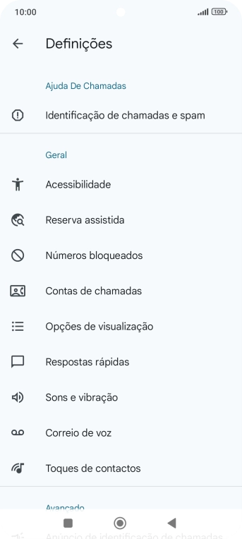 Prima Correio de voz.