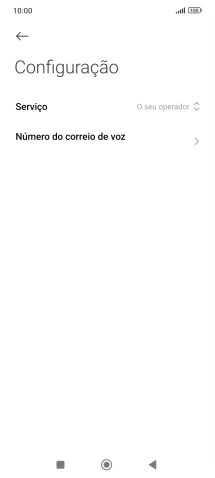Prima Número do correio de voz.