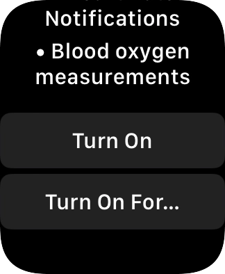 Press Turn On. Press Turn On.