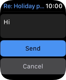 Press Send.