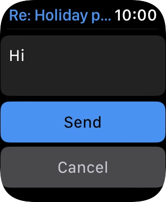 Press Send.