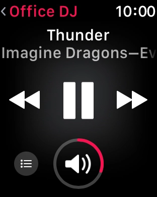 Press the volume icon.