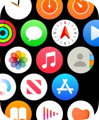 Press the music player icon.