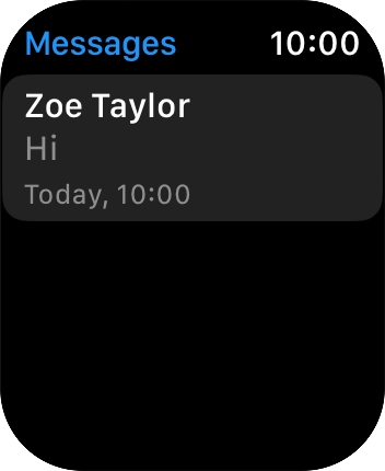 Press the required iMessage.