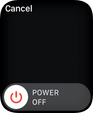 Press and drag the power off icon right.
