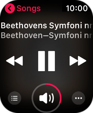 Press the volume icon.