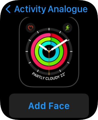 Press Add Face.