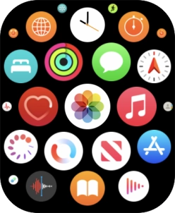 Press the heart rate sensor icon.