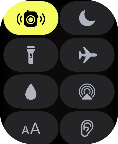 Press the flight mode icon to turn the function on or off.