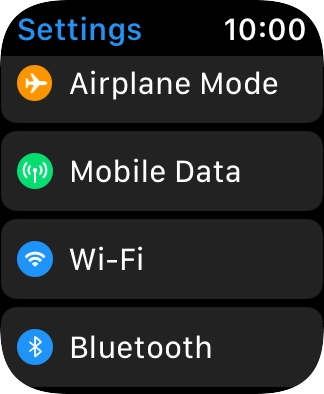 Press Bluetooth. Press Bluetooth.