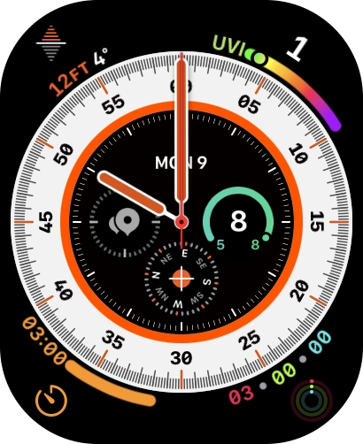 Press the Digital Crown.