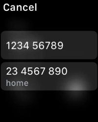 Press the required number.