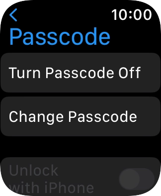 Press Turn Passcode Off and key in the current lock code. Press Turn Passcode Off and key in the current lock code.