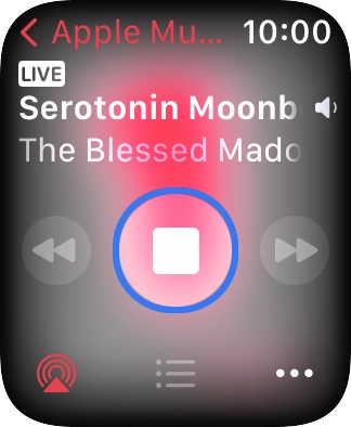 Press arrow left to return to the list.
