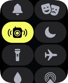Press the flight mode icon to turn the function on or off.