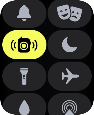 Press the flight mode icon to turn the function on or off.