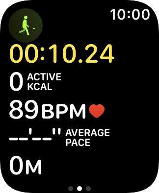 Slide your finger right starting from the left side of the screen.