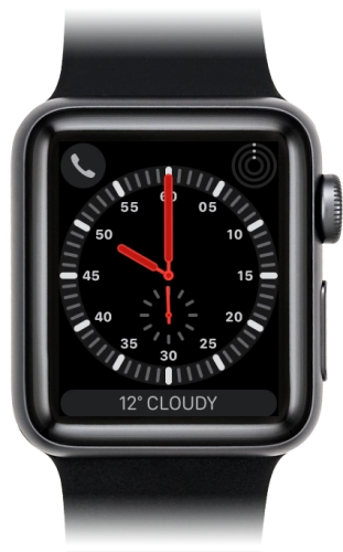 Image 1: Apple Watch Series 3 in Black Large product image