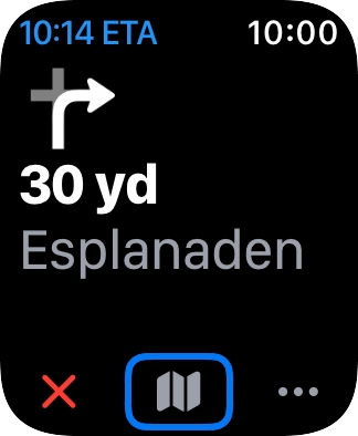 Follow the instructions on the screen to go to the required destination.