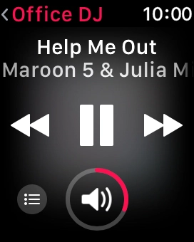 Press the volume icon.