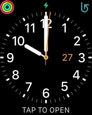 When the battery charging icon is displayed, the battery is charging.