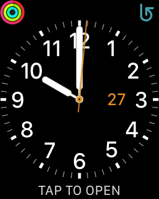 Slide your finger upwards starting from the bottom of the screen to open Control Centre.