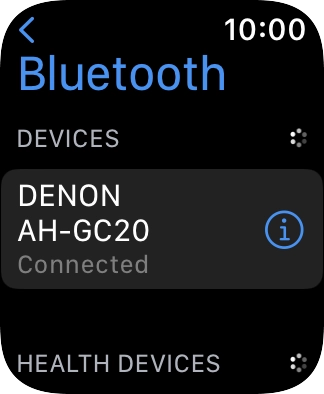 Press the Digital Crown to return to the home screen.