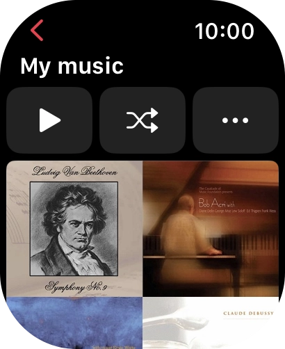 Press the play icon to start the playback.
