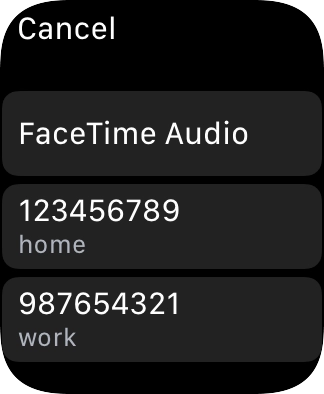 Press the required number.