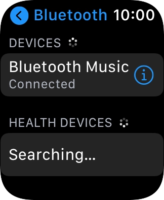 Press the Digital Crown to return to the home screen. Press the Digital Crown to return to the home screen.