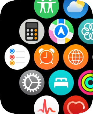 Press the Maps icon.
