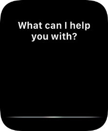 Say, in your own words, what you would like your Apple Watch to do.