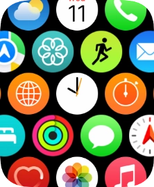 Press the message icon.