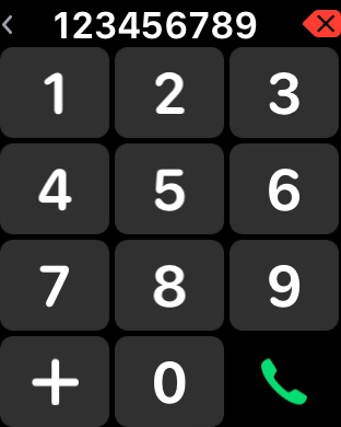 Key in the required number and press the call icon.