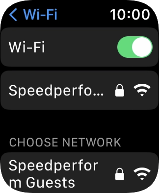 Press the Digital Crown to return to the home screen.