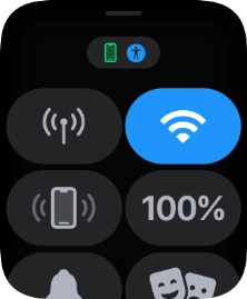 Press the required function to open an application or turn the function on or off.
