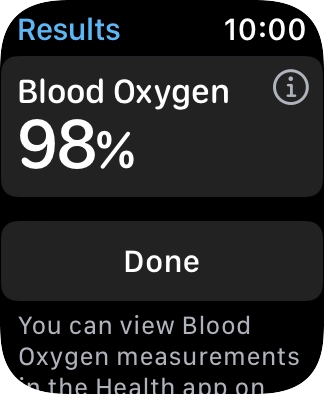 Your result is displayed on the screen.