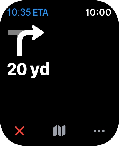 Follow the instructions on the screen to go to the required destination.