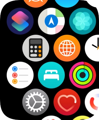 Press the Maps icon.