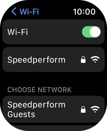 Press the Digital Crown to return to the home screen.