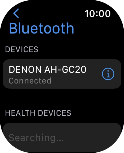 Press the Digital Crown to return to the home screen.