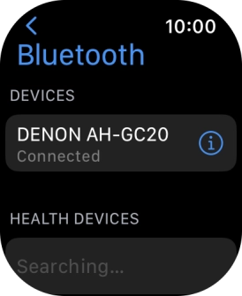 Press the Digital Crown to return to the home screen. Press the Digital Crown to return to the home screen.
