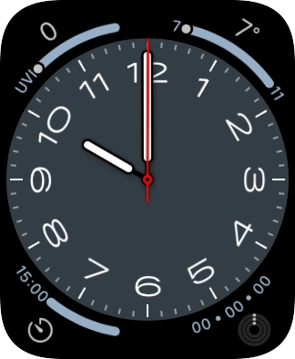 Slide your finger upwards starting from the bottom of the screen to open Control Centre.